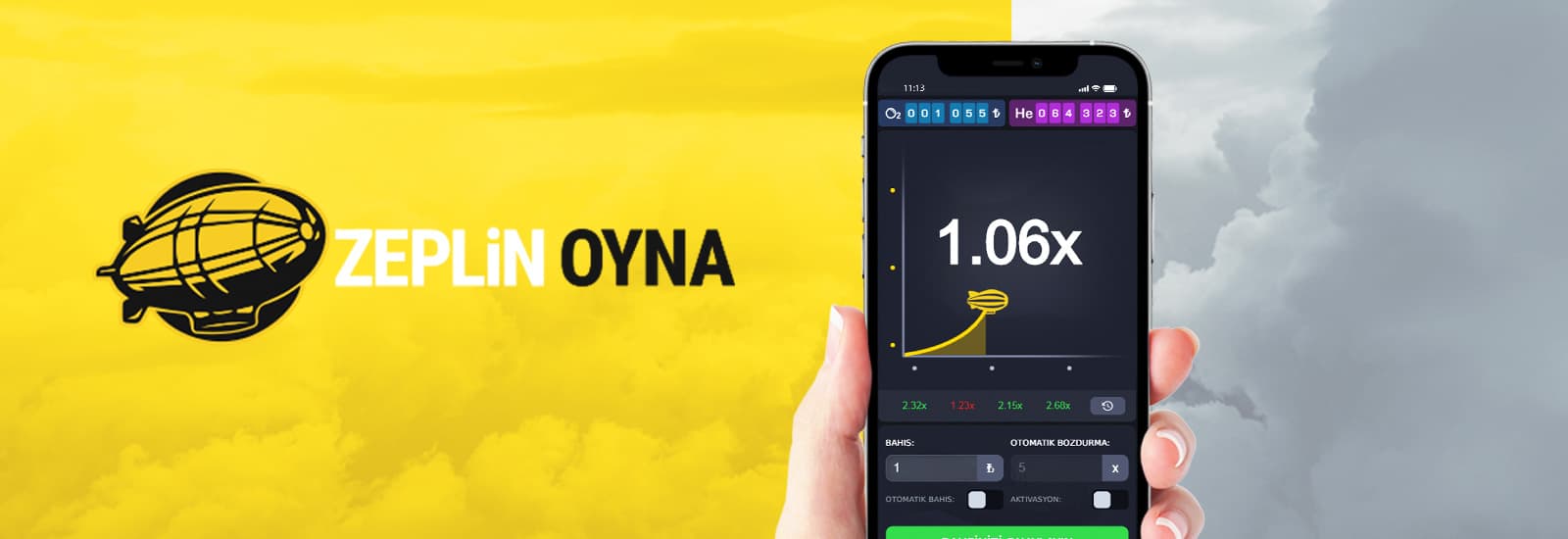 Zeplin oyunu mobil.